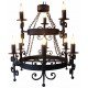 Iron Chandelier Alejandra